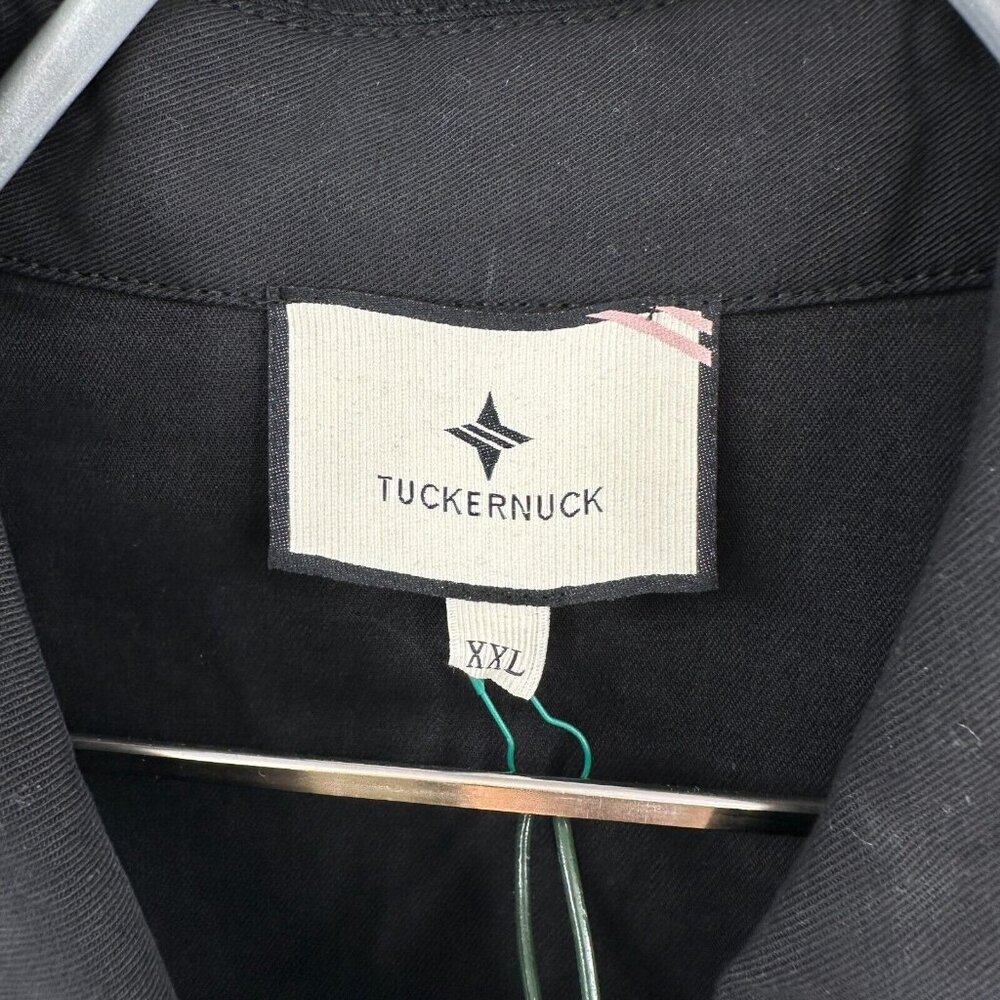 Tuckernuck Black Sleeveless Chamberlin Dress sz XXL Midi Button Front Belt NWT - Picture 7 of 11